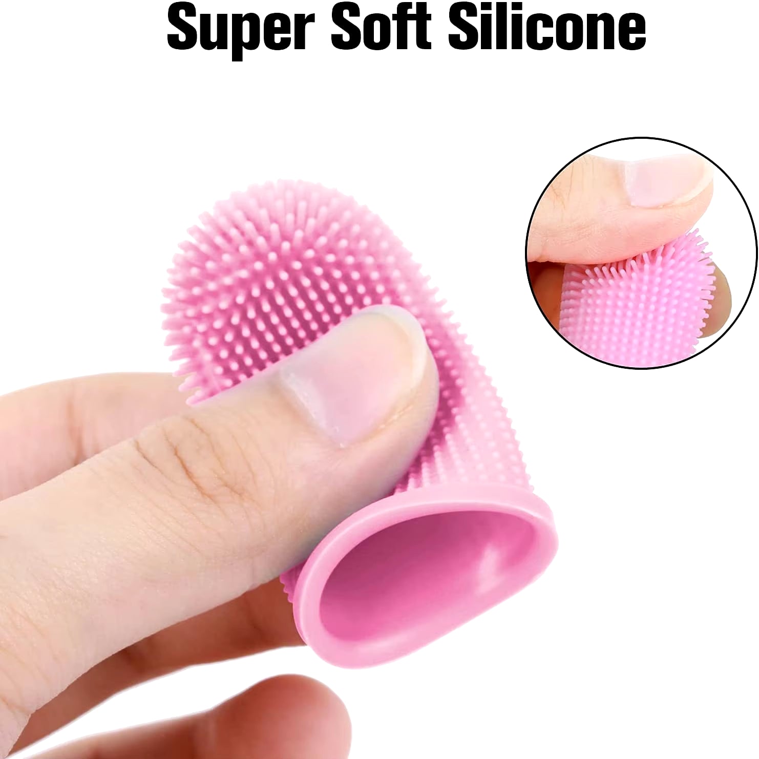 1PC Dog Super Soft Pet Finger Toothbrush Teeth Cleaning Bad Breath Care Nontoxic Silicone Tooth Brush Tool Dog Cat Supplies